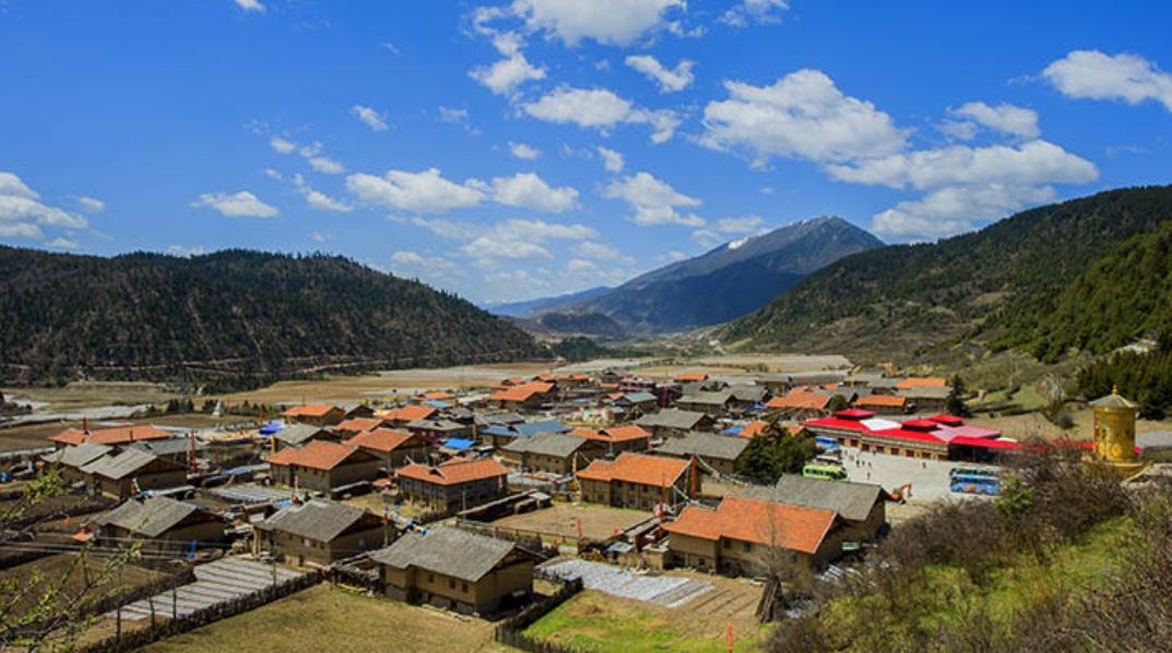 藏、羌、回、漢多民族居住村